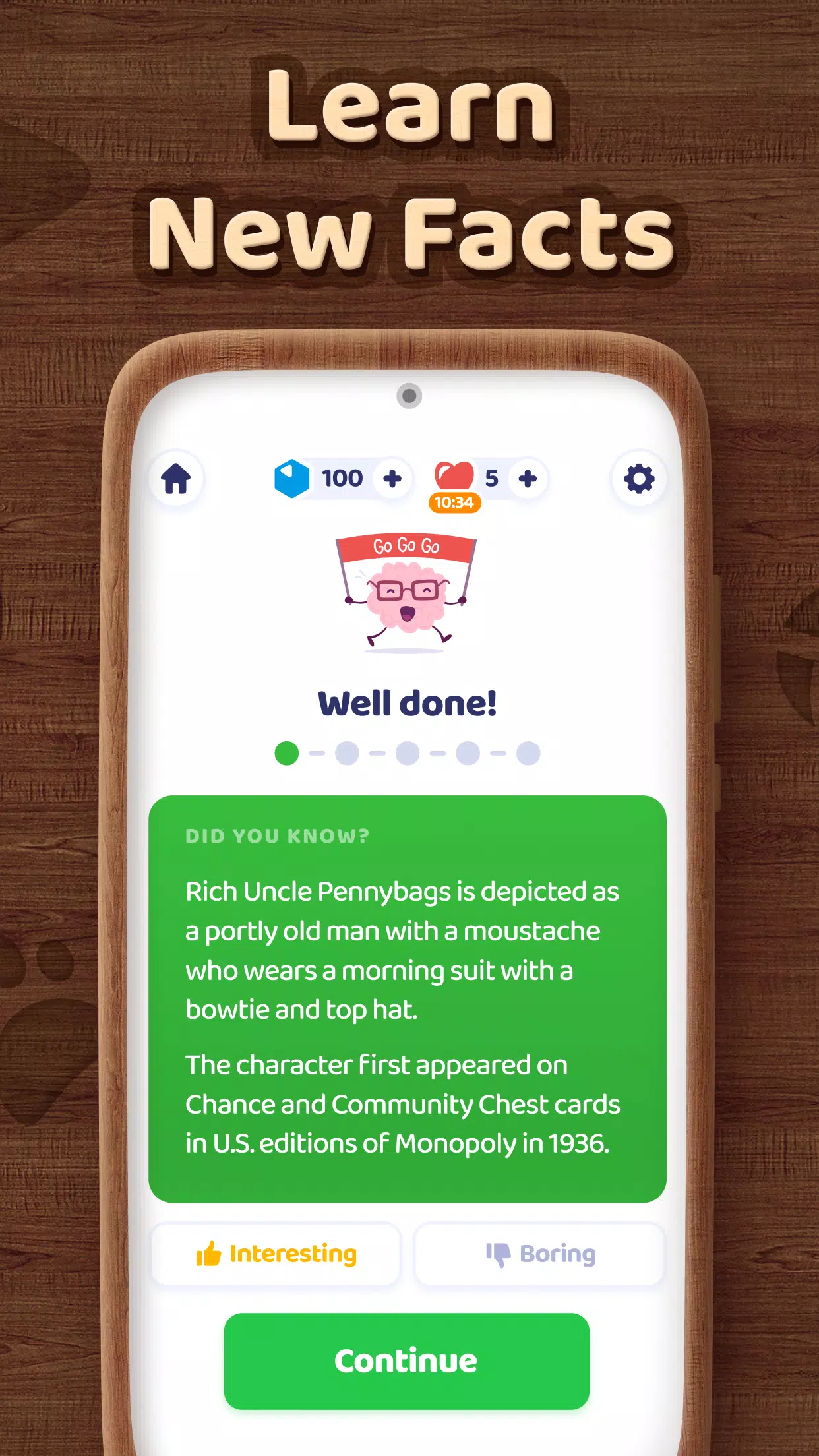 Brain Blitz Trivia－Quiz Test Captura de pantalla 2