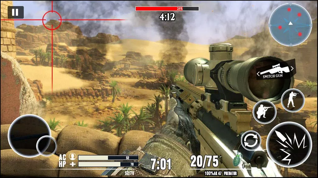 Desert Sniper 3D: Battleground 螢幕截圖 1