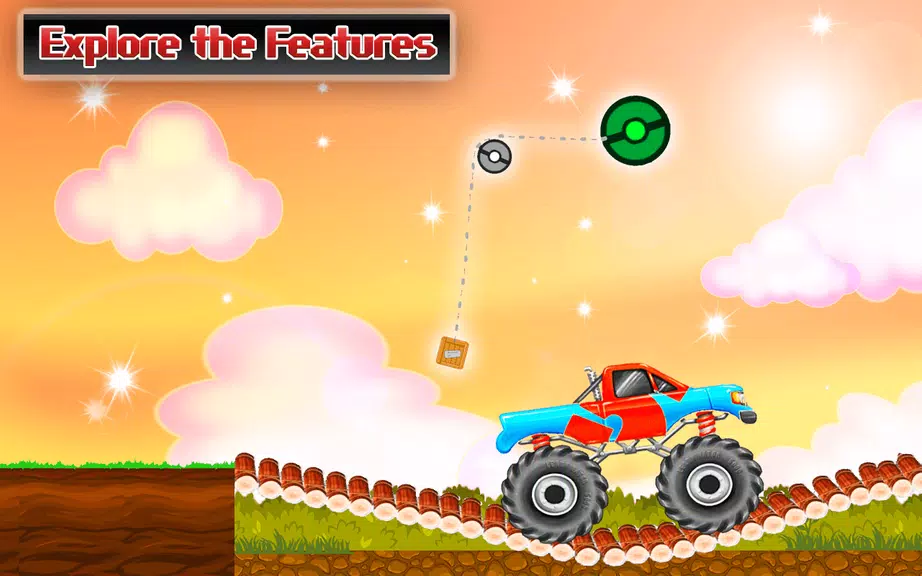 Rope Bridge Racer Car Game Ekran Görüntüsü 2