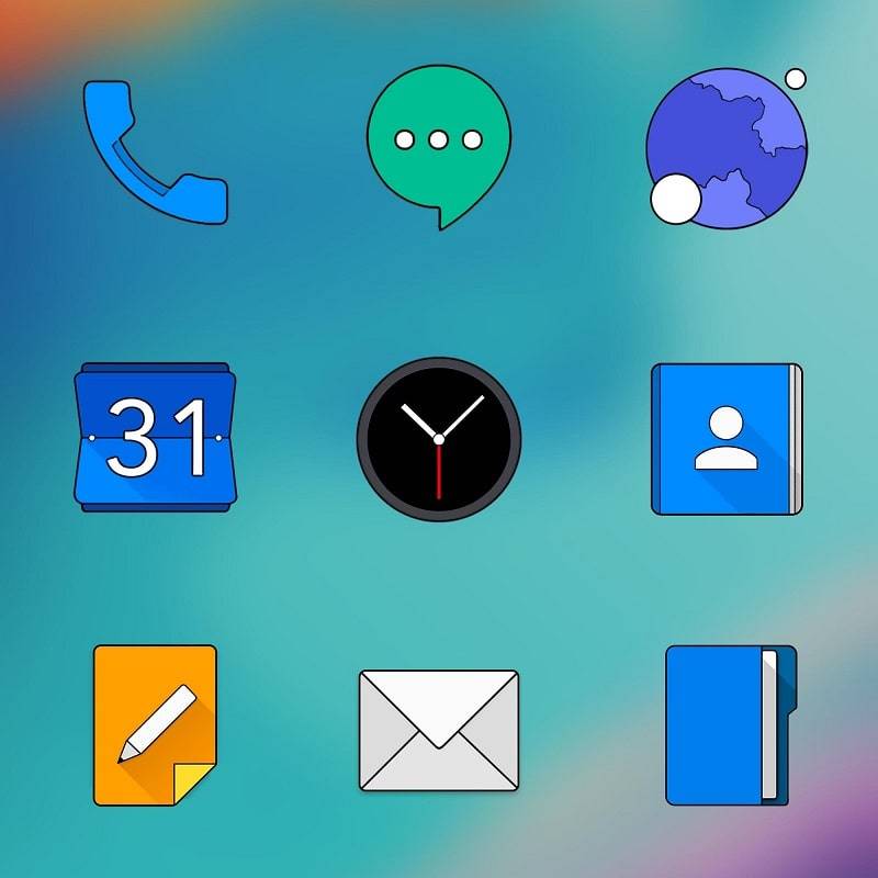 Oxigen HD – Icon Pack 螢幕截圖 0