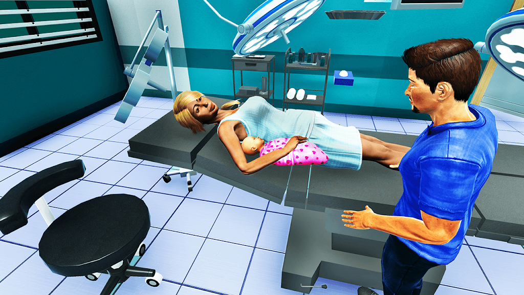 Pregnant Mom Baby Care Sim Captura de pantalla 0