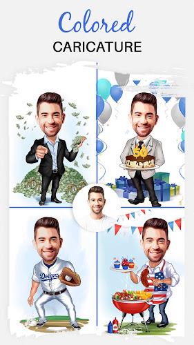 Photo Cartoon Caricature Maker Ekran Görüntüsü 1