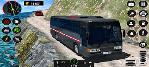 Coach Bus Simulator Offroad 3D 螢幕截圖 2