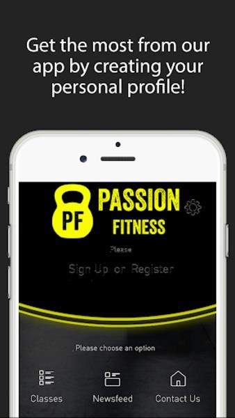 Passion Fitness 螢幕截圖 0