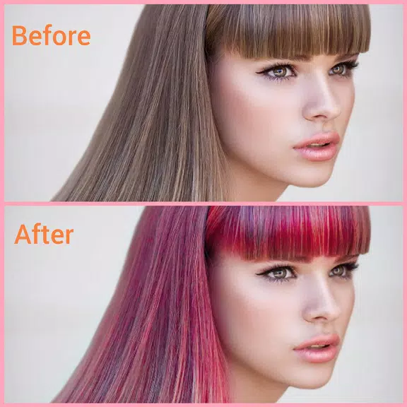 Hair Color Changer - Hair Dye 螢幕截圖 0