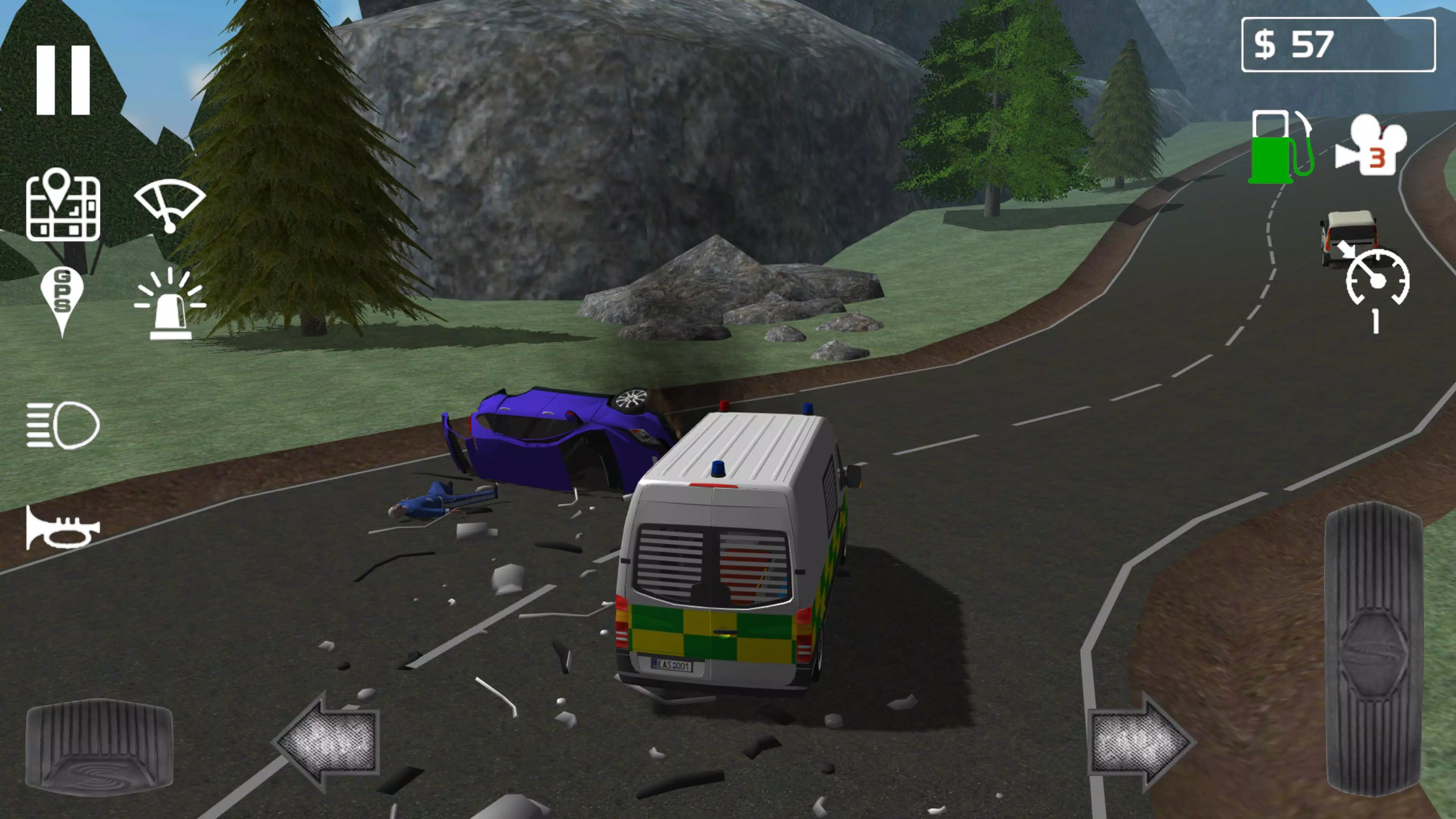 Emergency Ambulance Simulator Captura de tela 3