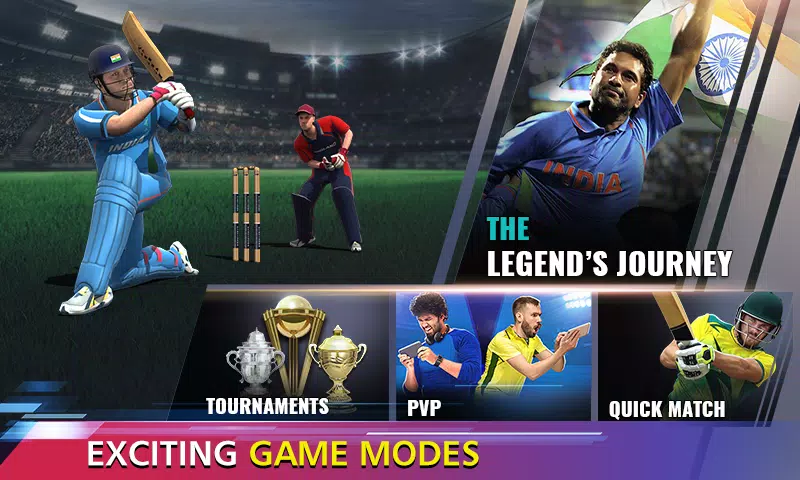 Sachin Saga Cricket Champions Captura de pantalla 0
