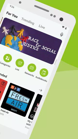 Podbean-ポッドキャストプレーヤーアプリ スクリーンショット 1