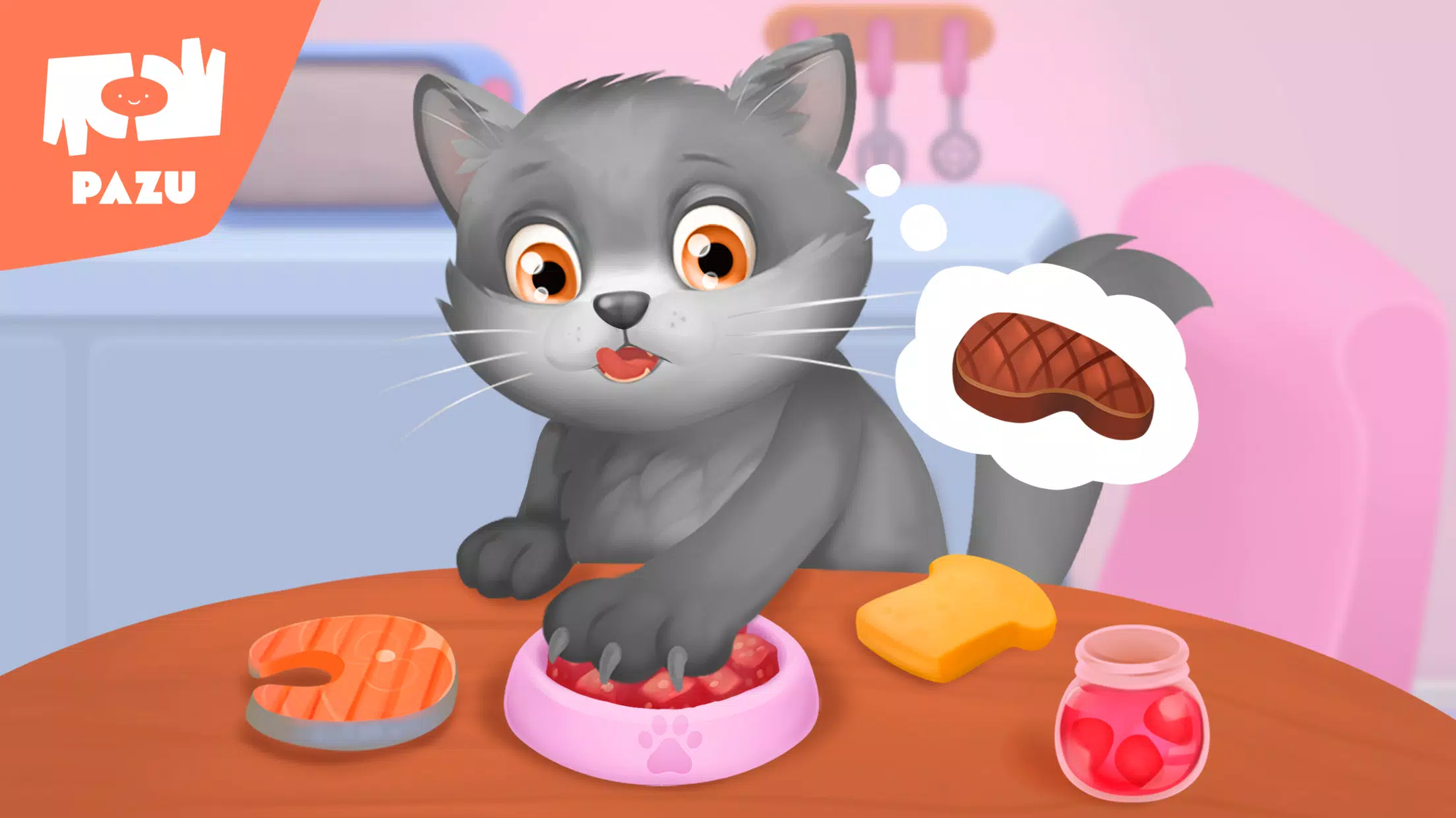 Cat game - Pet Care & Dress up ဖန်သားပြင်ဓာတ်ပုံ 2