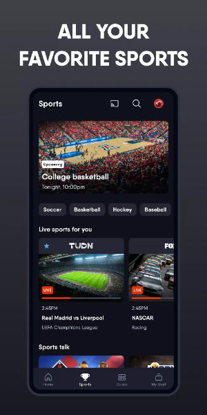 fuboTV স্ক্রিনশট 1