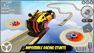 Impossible GT Racing Car Stunt 螢幕截圖 0