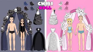 Chibi Dolls LOL: Dress up Game स्क्रीनशॉट 0