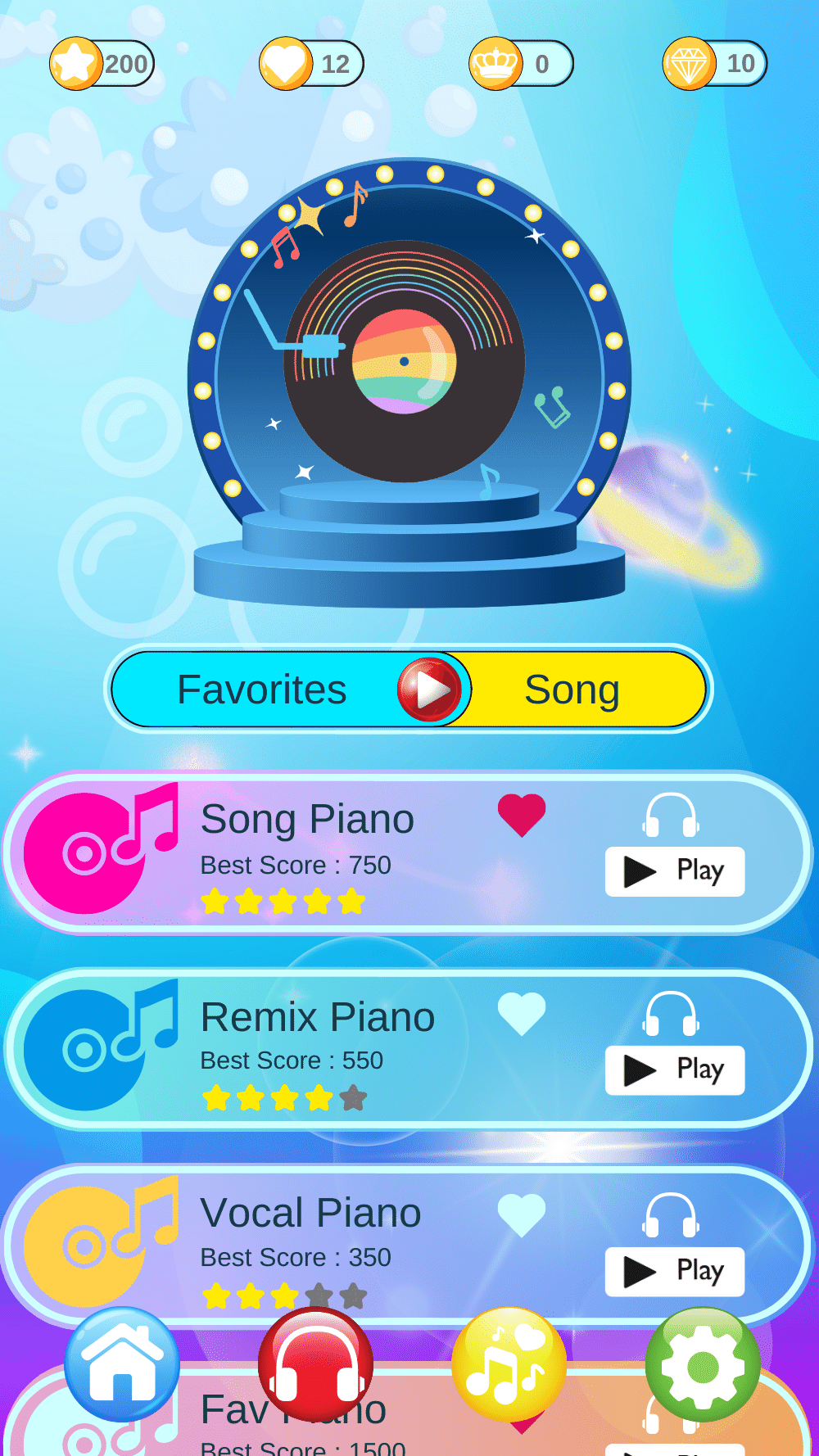 Junior H Juegos Piano Screenshot 0