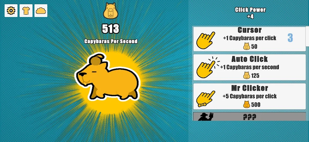 Capybara Clicker Ảnh chụp màn hình 0