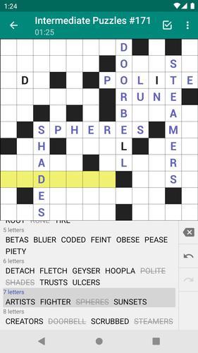 Fill-In Crosswords Screenshot 1