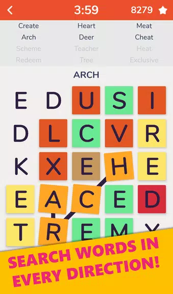 Word Find : Hidden Words Screenshot 1