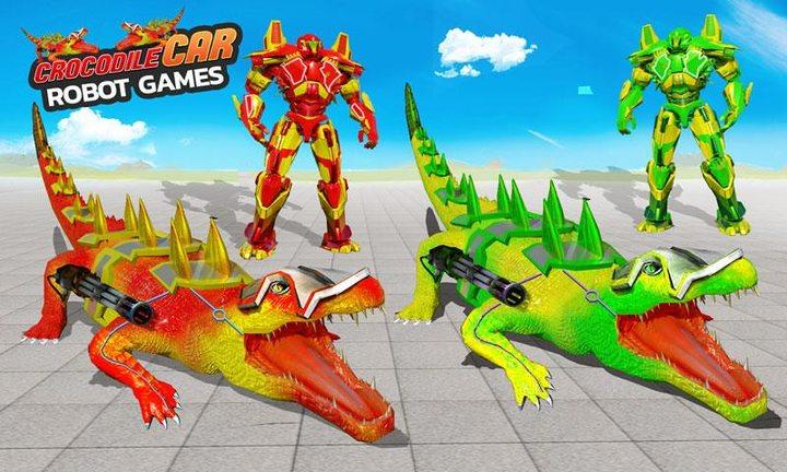 Robot Game Transform Crocodile 螢幕截圖 3