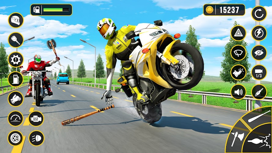 Moto Attack - Bike Racing Game Tangkapan skrin 0