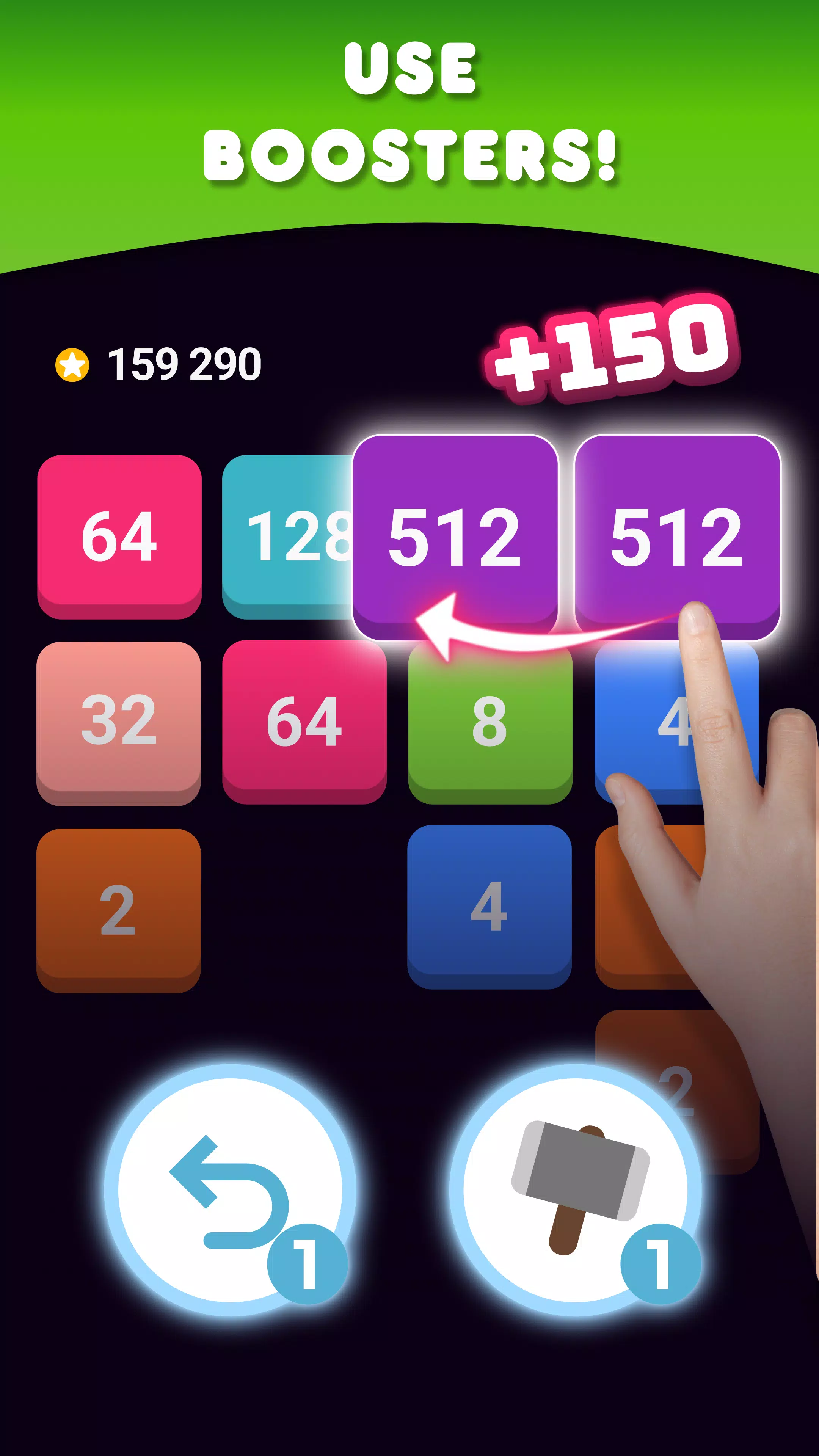 2048: Puzzle Game! Merge Block Zrzut ekranu 3