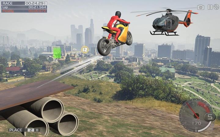 Crazy Stunt Rider GT Bike Game 螢幕截圖 0