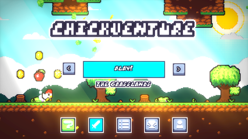 Chickventure: A Runner Game 스크린샷 0