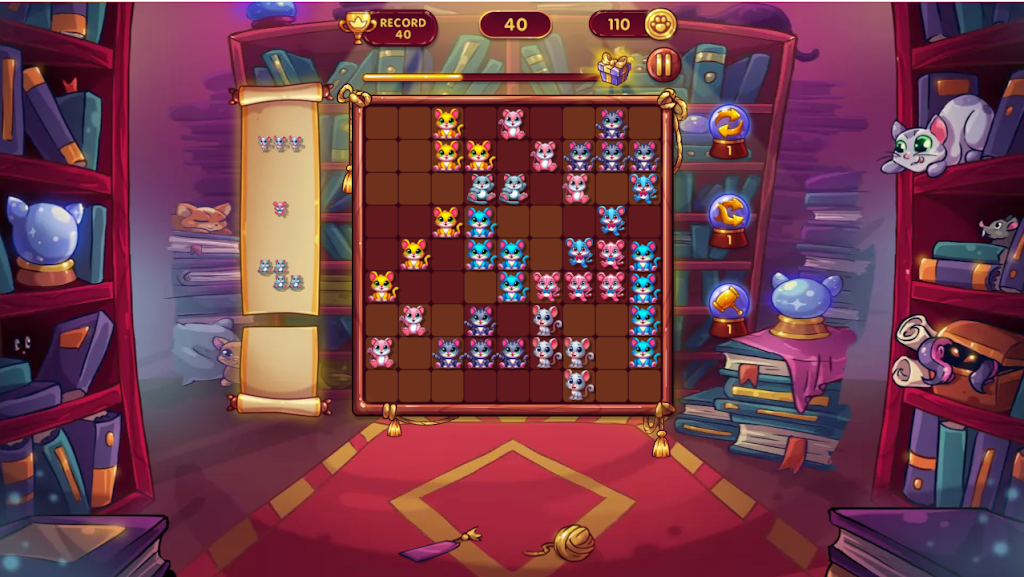 Mouse land block 9x9: Puzzle ဖန်သားပြင်ဓာတ်ပုံ 2