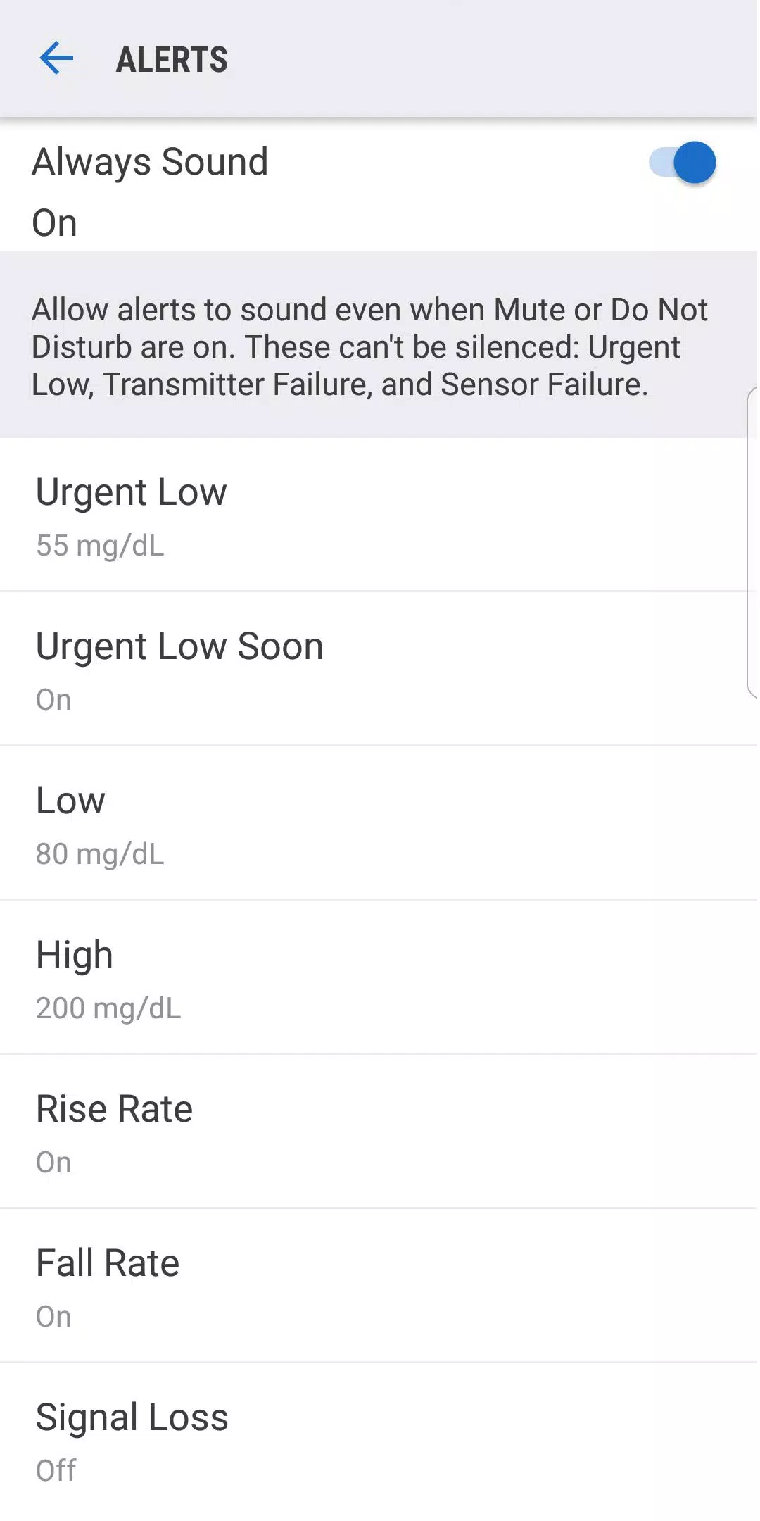 Dexcom G6 螢幕截圖 3