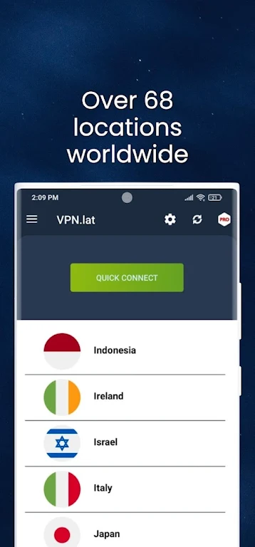 VPN lat : Unlimited Proxy Zrzut ekranu 2