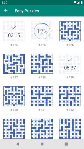 Fill-In Crosswords ภาพหน้าจอ 2