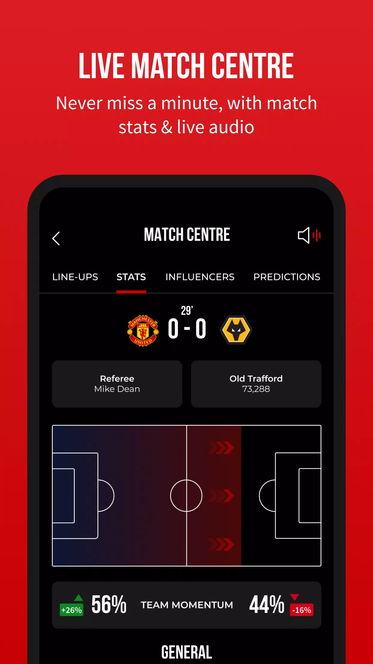 Manchester United Official App ဖန်သားပြင်ဓာတ်ပုံ 0