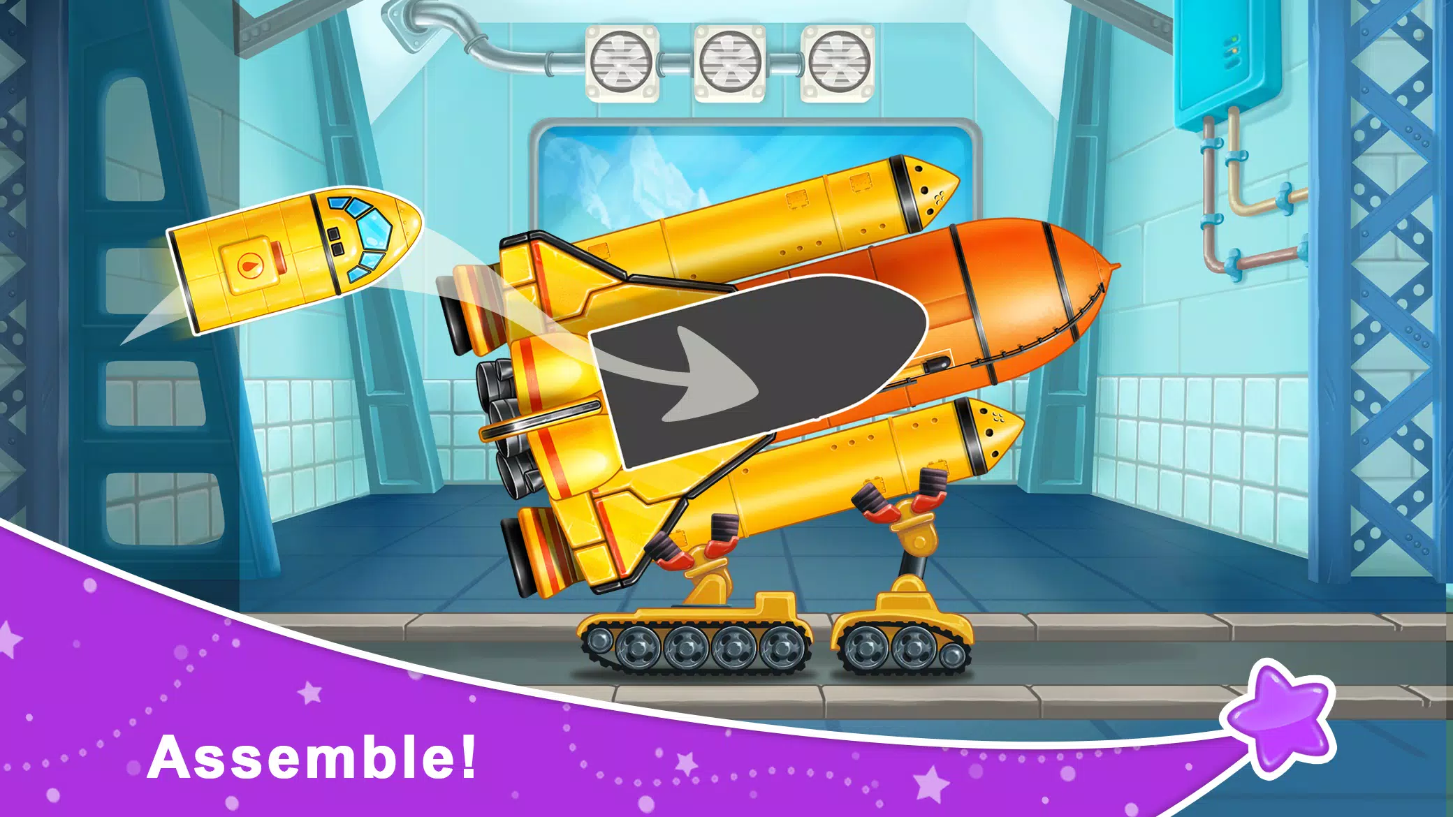 Rocket 4 space games Spaceship Ảnh chụp màn hình 0