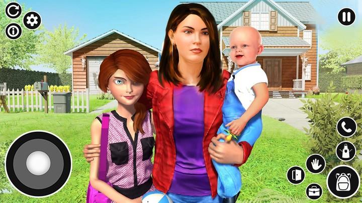 Single Mom Baby Simulator Schermafbeelding 1