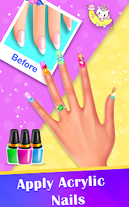 Nail polish game nail art Screenshot 2