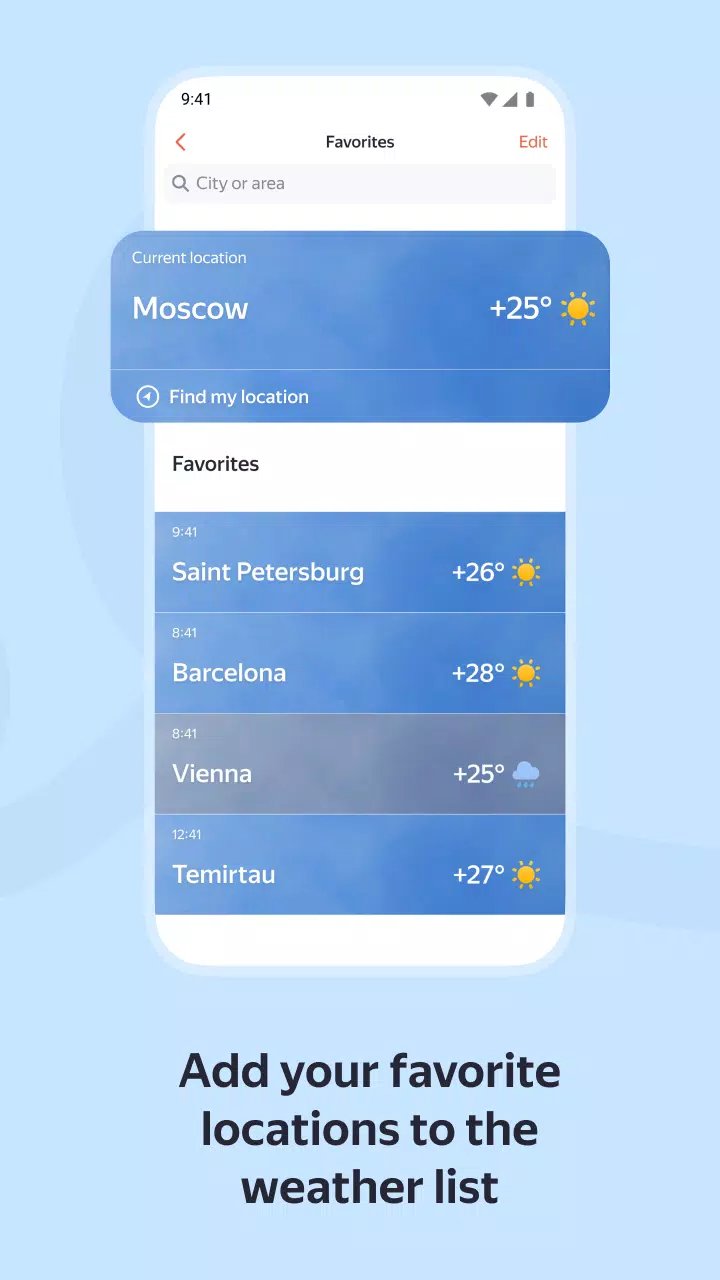 Yandex Weather & Rain Radar Скриншот 3