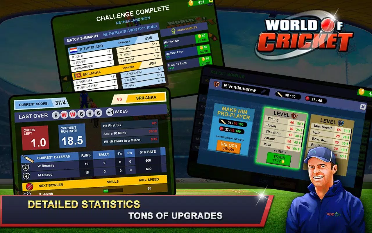 World of Cricket :Championship Captura de tela 3