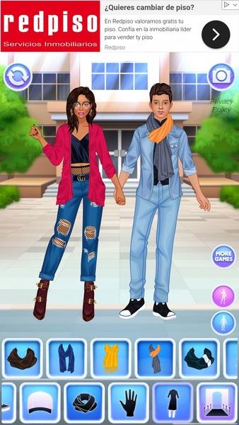 Schermata College Girl & Boy Makeover 2