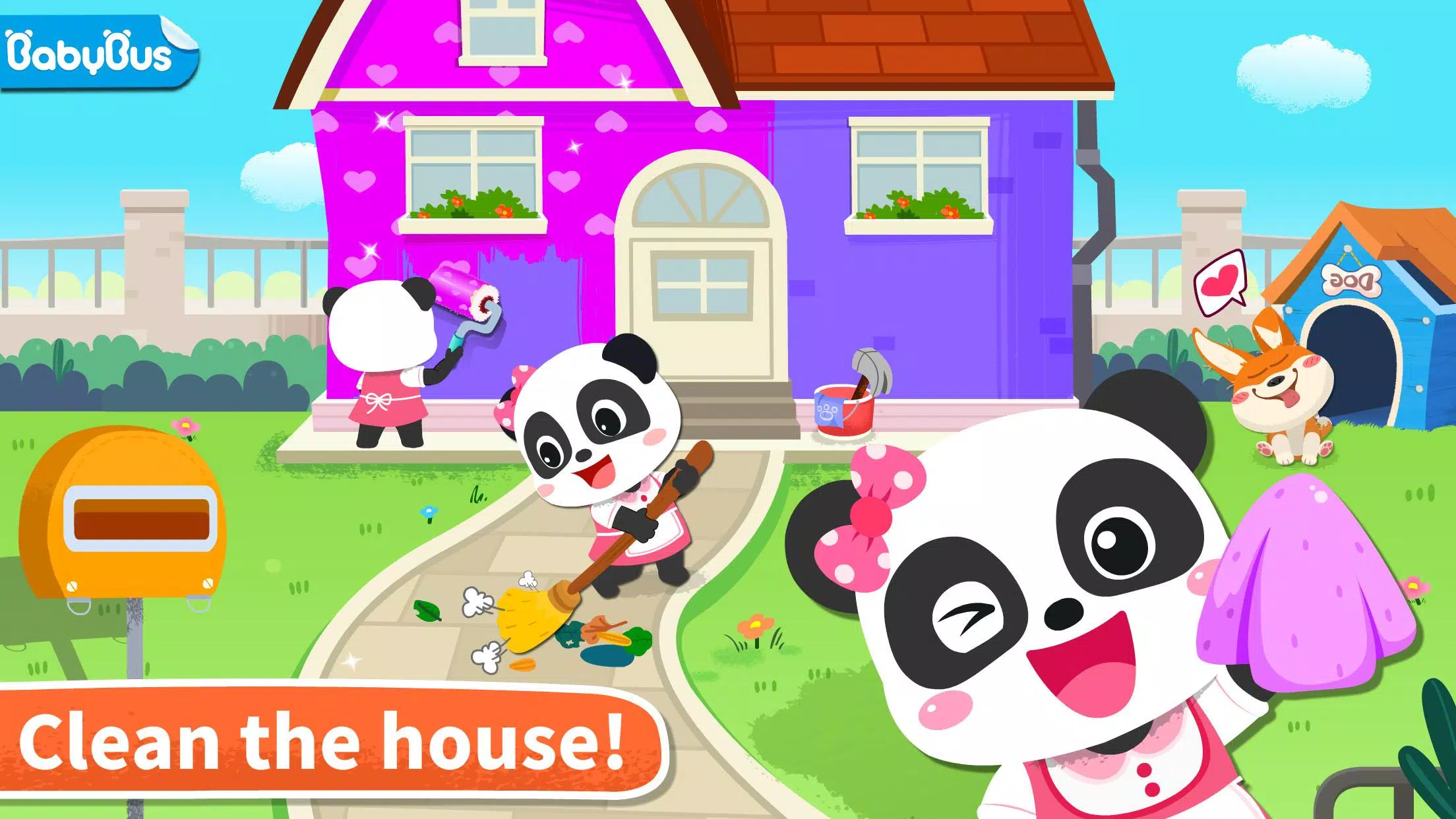 Baby Panda’ s House Cleaning Ảnh chụp màn hình 0