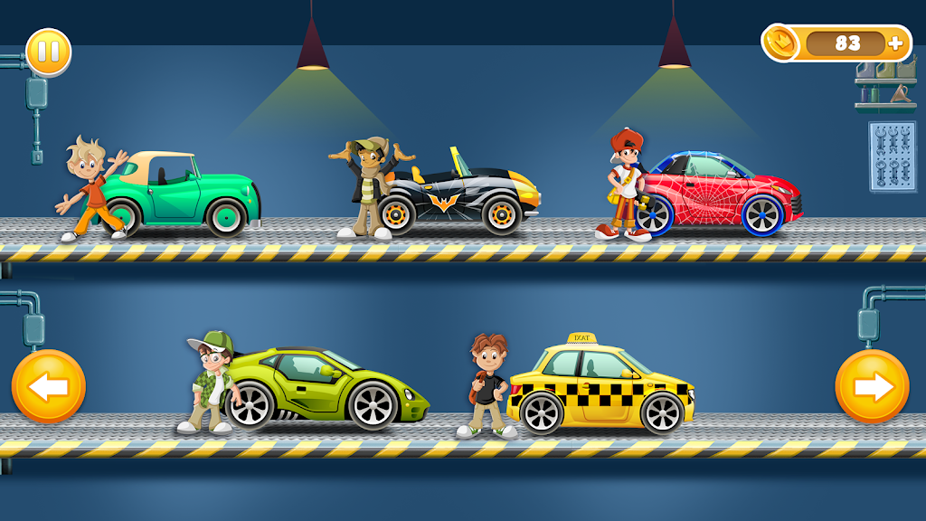 Uphill Races Car Game For Boys 螢幕截圖 3