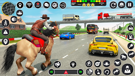 Horse Racing Games Horse Rider Schermafbeelding 1