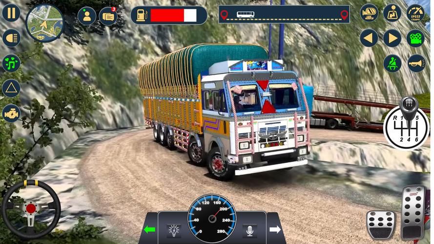 Indian Truck Drive Lorry Games Скриншот 2