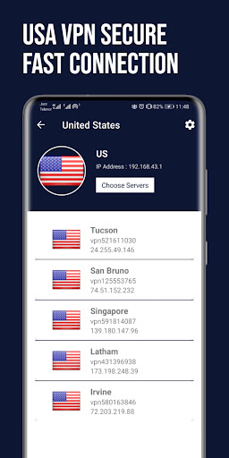 USA VPN Fast: Secure VPN Proxy Capture d'écran 0