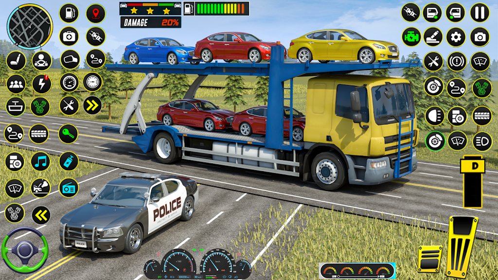 Cargo Truck Simulator Games 3D Capture d'écran 3