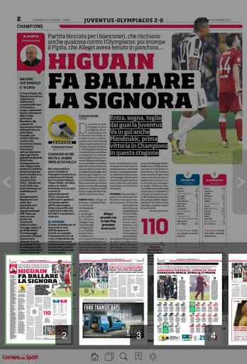 Corriere dello Sport HD Captura de pantalla 3