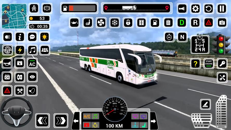 Bus Simulator: City Coach Game 螢幕截圖 1