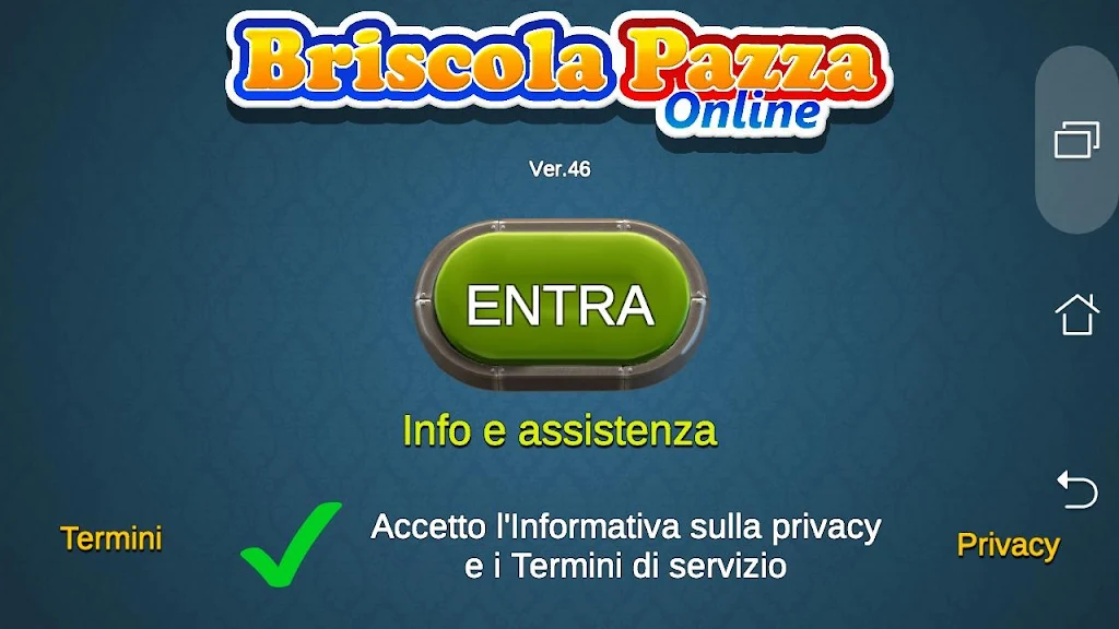 Briscola Pazza OnLine Ekran Görüntüsü 0