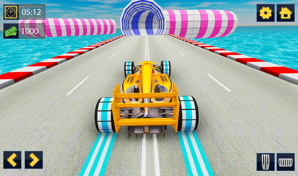 Impossible Formula Car Racing Stunt New Free Games 螢幕截圖 0