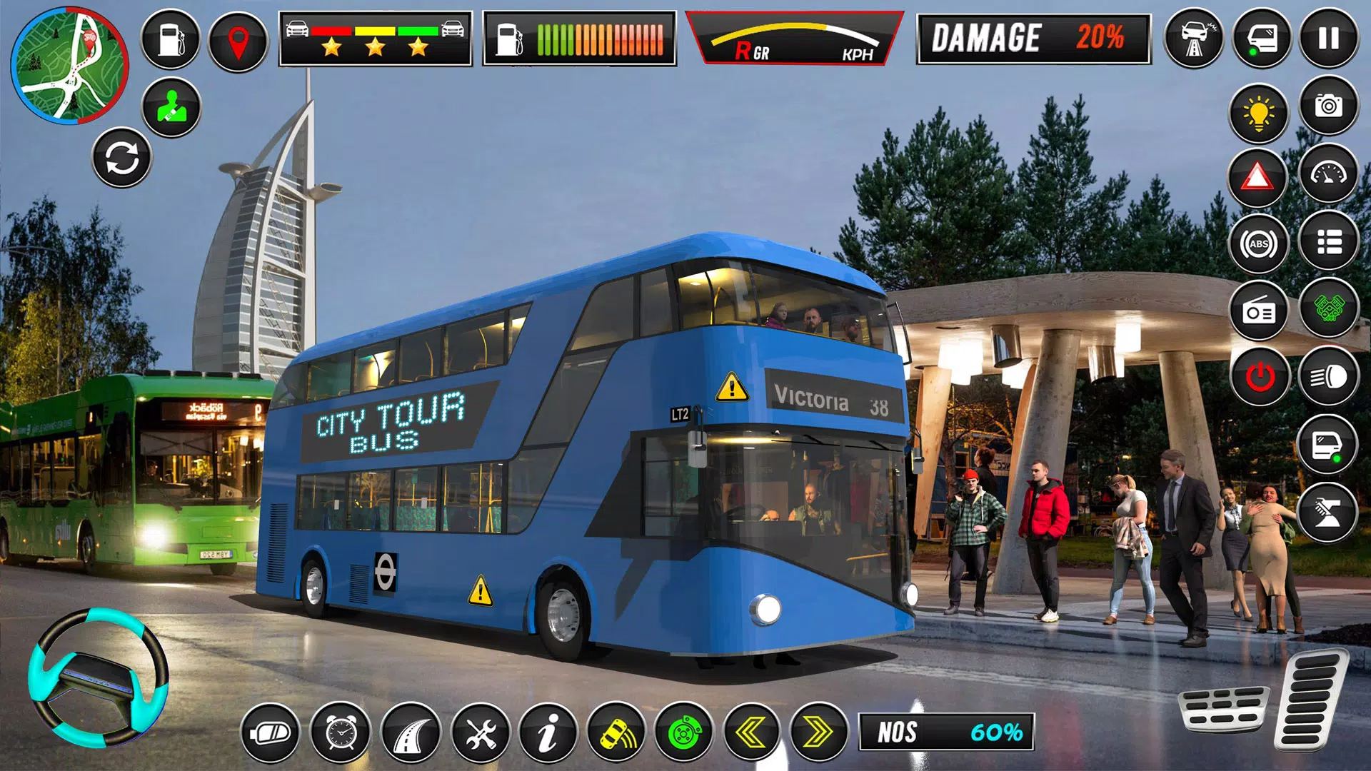 Real Bus Simulator Coach Bus Capture d'écran 3