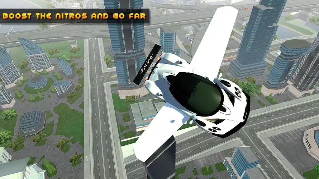 Flying Car Game driving スクリーンショット 0