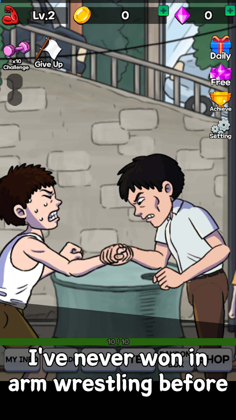 Arm Wrestling Clicker APK Capture d'écran 1