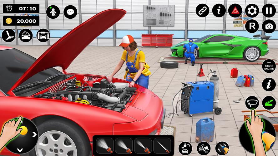 Car Wash Games - Car Games 3D 螢幕截圖 1